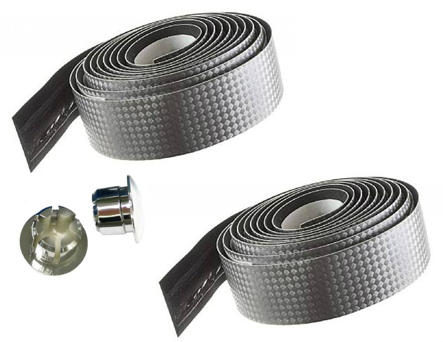 Ebon nastro manubrio corsa Grigio Carbonio